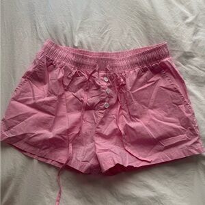 Casual Pink Women's Cargo Shorts